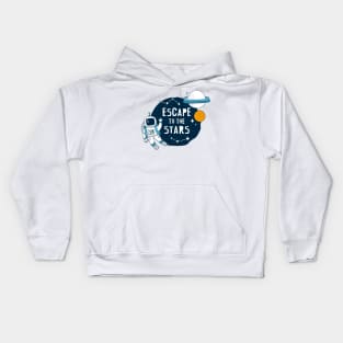 escape to the stars Kids Hoodie